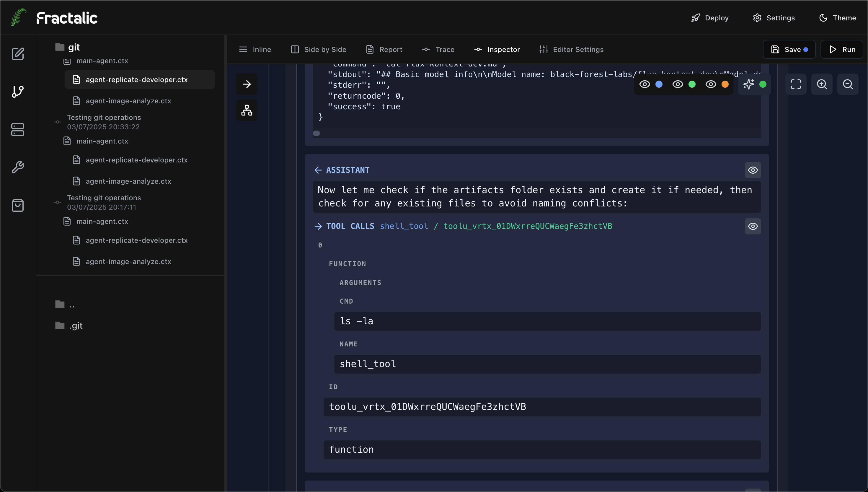 Fractalic Message Inspector